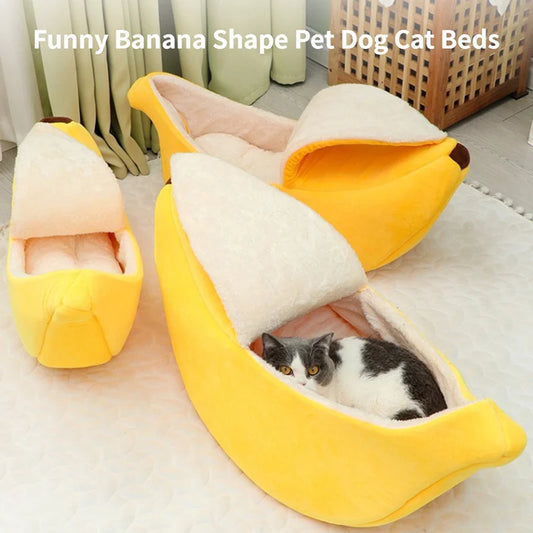 Banana Cat Bed House