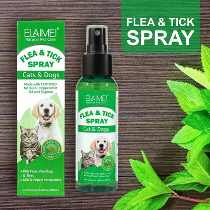 100ml Natural Pet Care Topical Flea&Tick Spray