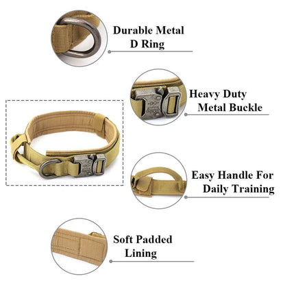 Heavy Duty Tactical Dog Collars