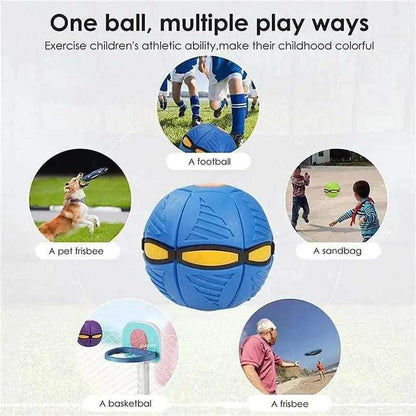 Blue Flying Saucer Ball Outdoor