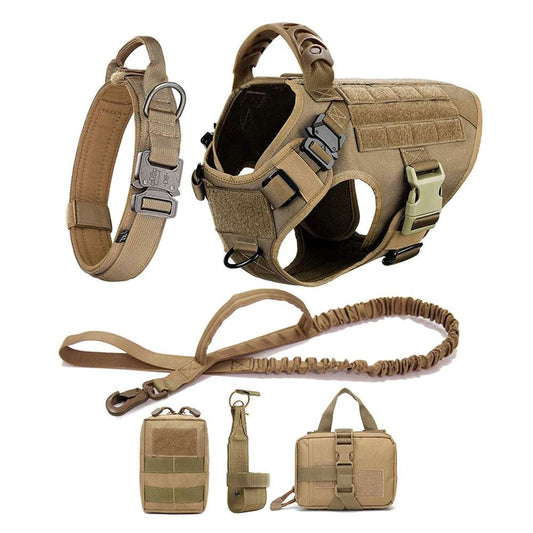 Large Dog Harness And Leash Set Pet