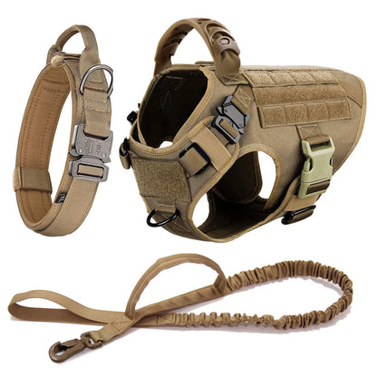 Large Dog Harness And Leash Set Pet