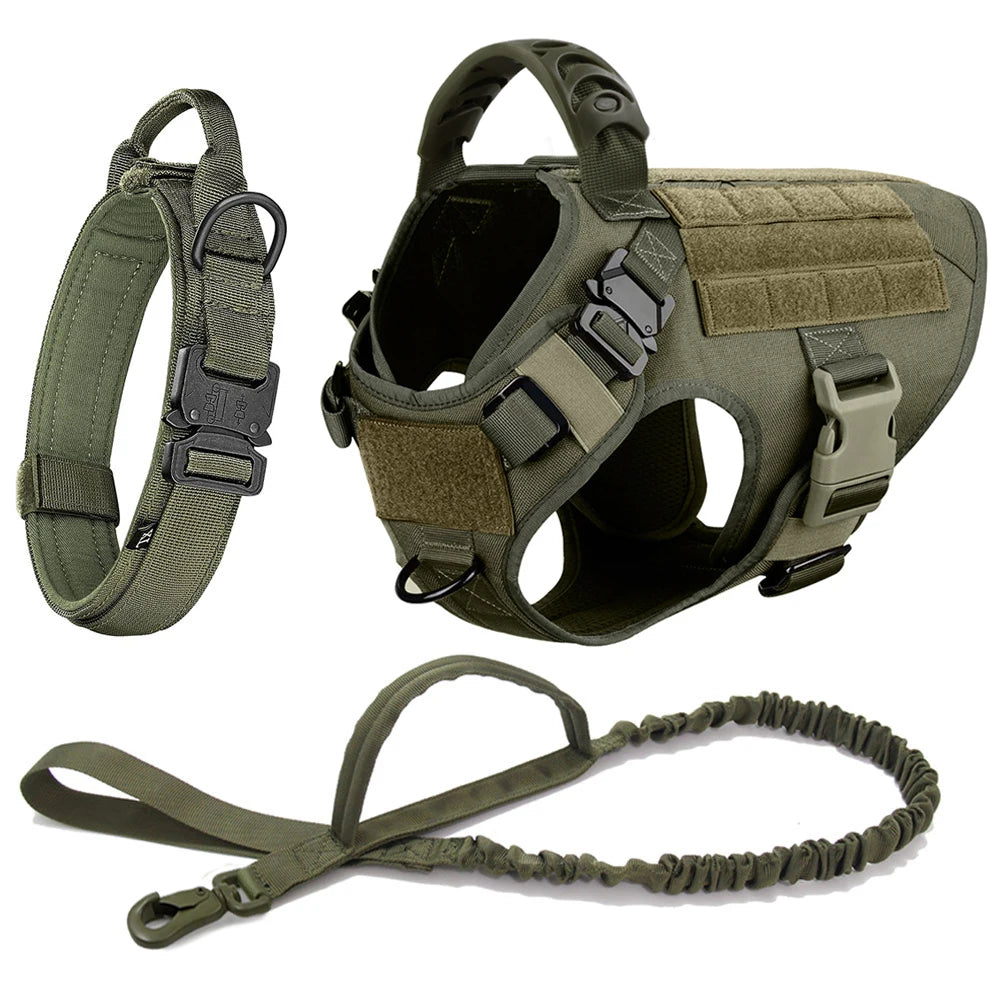 Large Dog Harness And Leash Set Pet